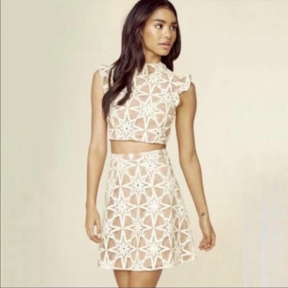 Got Love and Lemons Crop Top & Skirt